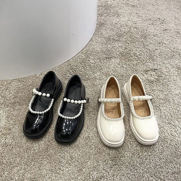 sandals thick-soled small leather shoes 2021 spring casual explosive pearl single mary jane women's ins trend, Black
sandals thick-soled small leather shoes 2021 spring casual explosive pearl single mary jane women's ins trend, Black