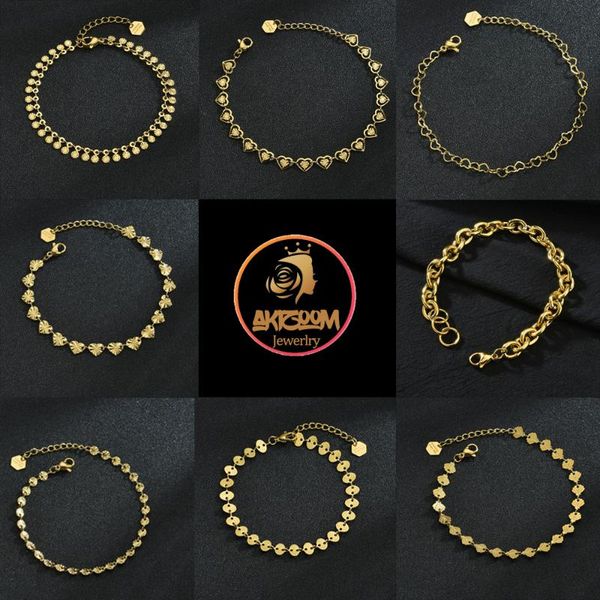 link, chain akizoom elegant heart flowers bracelets golden stainless steel vintage fashion bangles hand for women jewelry gift, Black
link, chain akizoom elegant heart flowers bracelets golden stainless steel vintage fashion bangles hand for women jewelry gift, Black