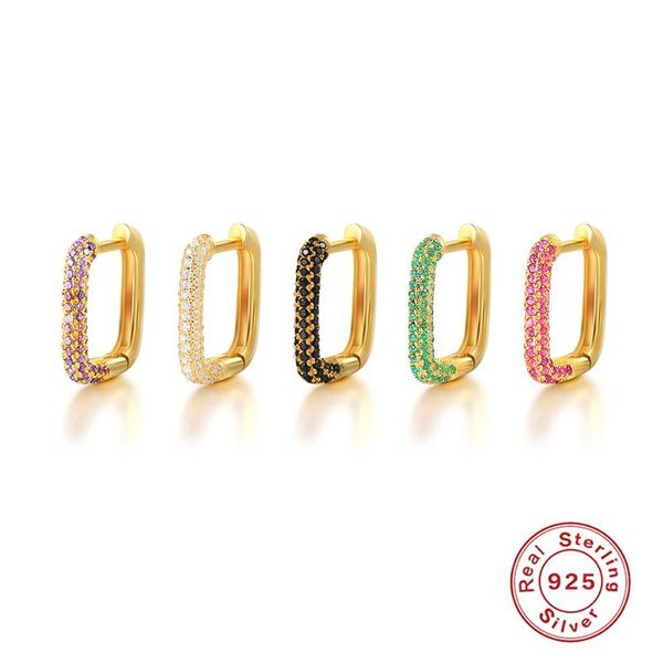 hoop & huggie s925 sterling silver micro-inlaid zircon earring trendy european and american geometric square colorful big circle, Golden;silver
hoop & huggie s925 sterling silver micro-inlaid zircon earring trendy european and american geometric square colorful big circle, Golden;silver