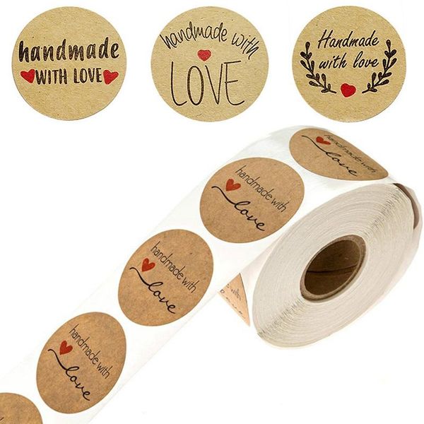gift wrap 500 labels per roll round natural kraft thank you stickers seal hand made with love paper stationery sticker
gift wrap 500 labels per roll round natural kraft thank you stickers seal hand made with love paper stationery sticker