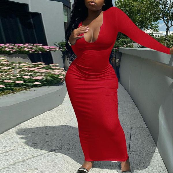 casual dresses jaycosin for women 2021 autumn solid color long-sleeved low-cut dress elegant vestidos femme sundress, Black;gray
casual dresses jaycosin for women 2021 autumn solid color long-sleeved low-cut dress elegant vestidos femme sundress, Black;gray