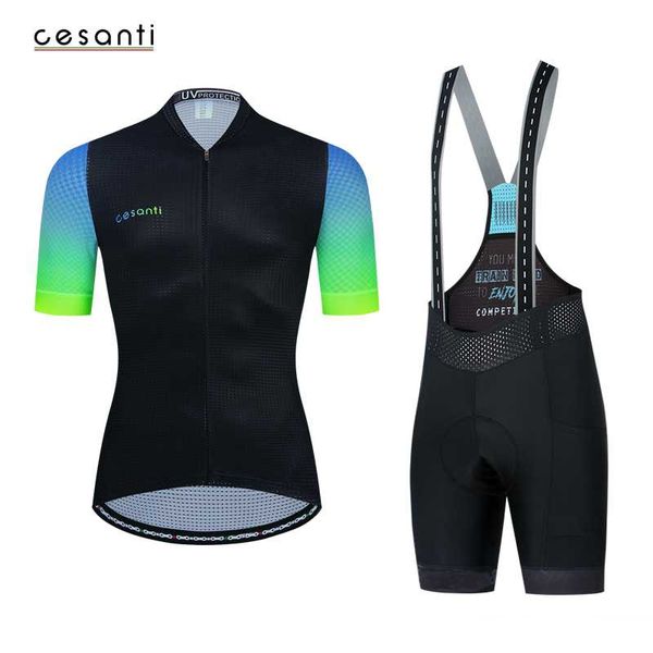 cesanti summer men cycling jersey and bib shorts sets gel pad cool silky pro bicycle clothing with pockets ciclismo racing, Black;blue
cesanti summer men cycling jersey and bib shorts sets gel pad cool silky pro bicycle clothing with pockets ciclismo racing, Black;blue