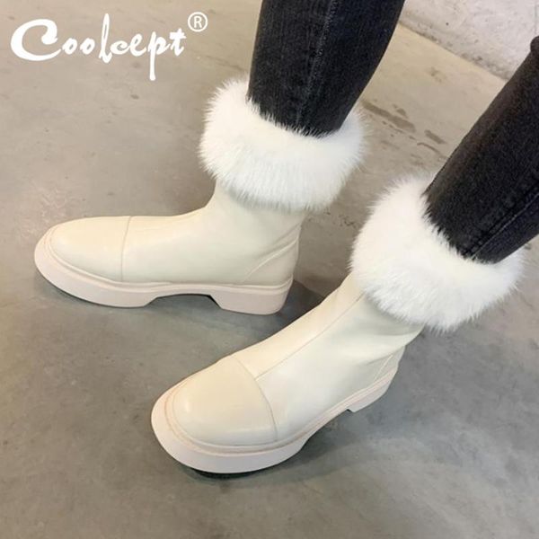 boots coolcept women winter ankle plush fur warm fashion short ladies vacation daily footwear size 34-43, Black
boots coolcept women winter ankle plush fur warm fashion short ladies vacation daily footwear size 34-43, Black