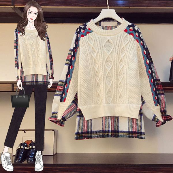 women's sweaters sweaters women's loose fitting pullover autumn winter net red fake two pieces of knitted shirt with stitching to, White;black
women's sweaters sweaters women's loose fitting pullover autumn winter net red fake two pieces of knitted shirt with stitching to, White;black