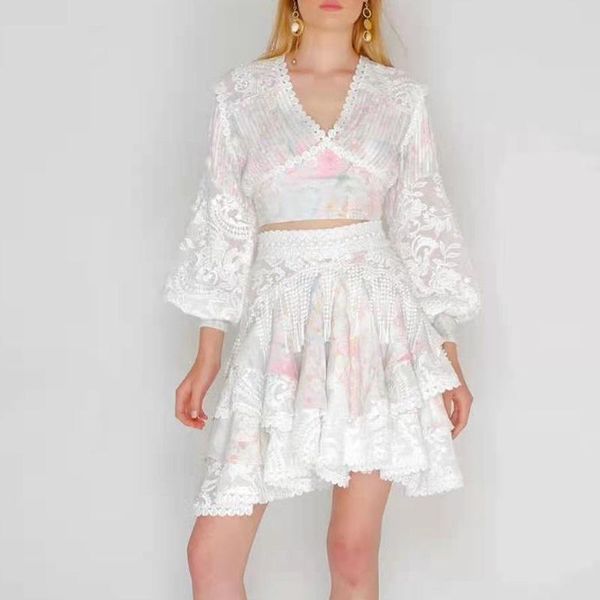 skirts women's skirt suit shell lace white v-neck short + hook flower hollow out 2021 high quality, Black
skirts women's skirt suit shell lace white v-neck short + hook flower hollow out 2021 high quality, Black