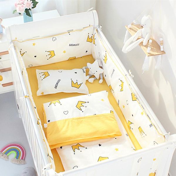 5pcs/set bedding set kids cotton baby borns cot bumper protecor bed linens include bumpers sheet comfortable sets
5pcs/set bedding set kids cotton baby borns cot bumper protecor bed linens include bumpers sheet comfortable sets