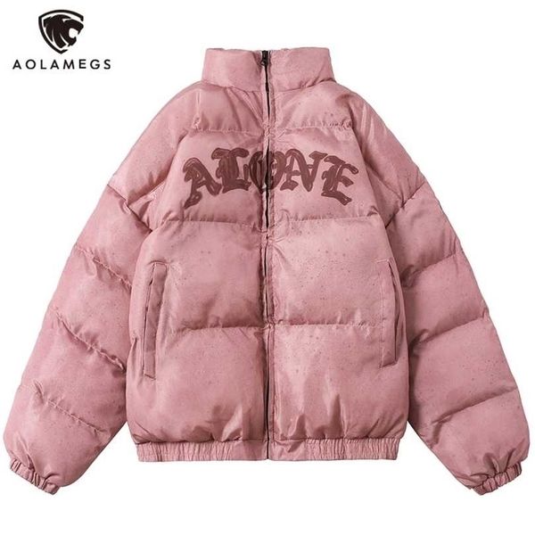 aolamegs winter jacket men letter inkjet embroidery badge streetwear warm thick zipper harajuku all-match parka jackets coat 211214, Black
aolamegs winter jacket men letter inkjet embroidery badge streetwear warm thick zipper harajuku all-match parka jackets coat 211214, Black