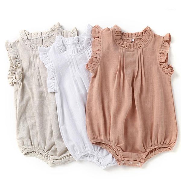rompers korean style born baby girl bodysuits solid color cotton linen infant girls jumpsuit summer clothes, Blue
rompers korean style born baby girl bodysuits solid color cotton linen infant girls jumpsuit summer clothes, Blue