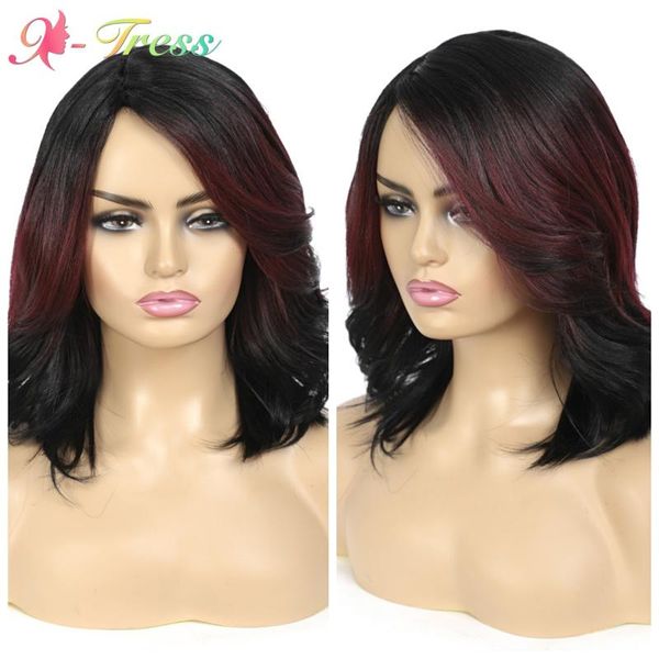 synthetic wigs ombre dark roots to red trendy wave for women x-tress 14inch side part machine made heat resistant daily use wig, Black
synthetic wigs ombre dark roots to red trendy wave for women x-tress 14inch side part machine made heat resistant daily use wig, Black