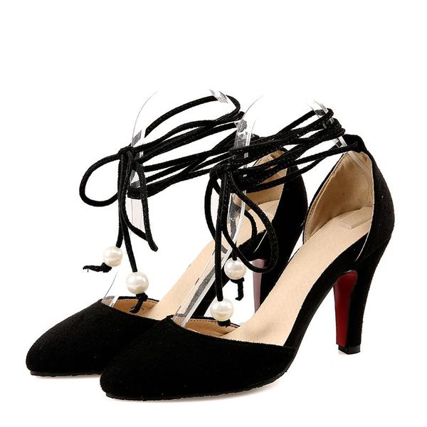 big size pointed high heel lace up sandals heels women shoes woman summer ladies, Black
big size pointed high heel lace up sandals heels women shoes woman summer ladies, Black