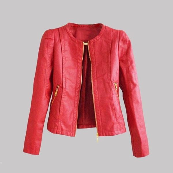 women's jackets fashion pu leather women spring autumn zipper motorcycle coat round neck jacket slim h8 ntk7, Black;brown
women's jackets fashion pu leather women spring autumn zipper motorcycle coat round neck jacket slim h8 ntk7, Black;brown