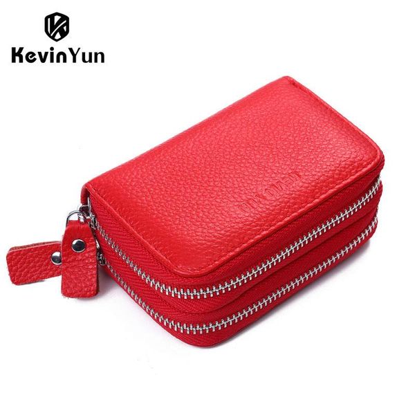 card holders kevin yun fashion designer brand women holder wallet genuine leather double zipper large capacity lady case, Brown;gray
card holders kevin yun fashion designer brand women holder wallet genuine leather double zipper large capacity lady case, Brown;gray