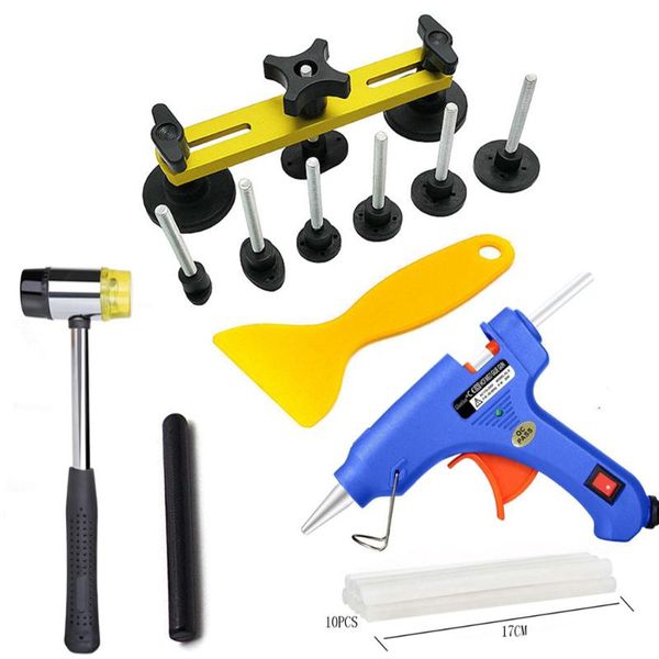 professional hand tool sets car dent repair set kit paintless glue multi-function tools
professional hand tool sets car dent repair set kit paintless glue multi-function tools