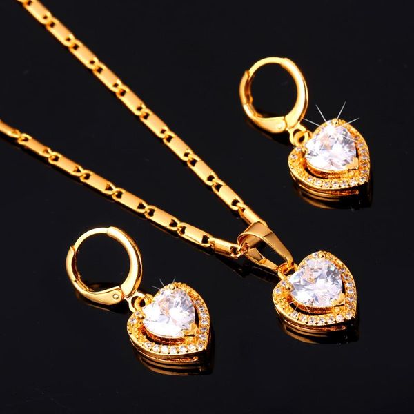 earrings & necklace kpop cubic zirconia love heart necklaces pendant set fashion jewelry for women wholesale gift s369, Silver
earrings & necklace kpop cubic zirconia love heart necklaces pendant set fashion jewelry for women wholesale gift s369, Silver