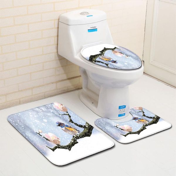 bath mats winter snowman 3 pcs bathroom mat decor washable for u-shaped toilet lid cover rug non-slip floor pad snowflake
bath mats winter snowman 3 pcs bathroom mat decor washable for u-shaped toilet lid cover rug non-slip floor pad snowflake