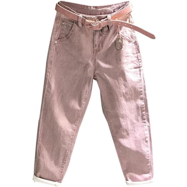 women's jeans fashion harem women high waist casual washed denim elastic loose pink ankle length, Blue
women's jeans fashion harem women high waist casual washed denim elastic loose pink ankle length, Blue