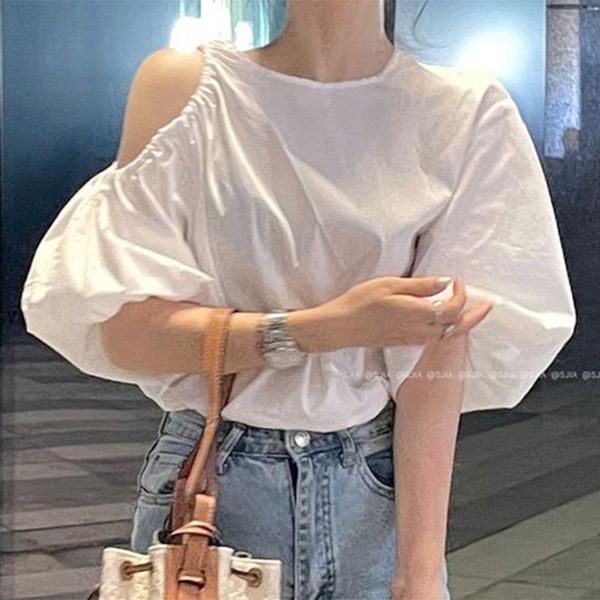 women's blouses & shirts chic off shoulder white blouse women summer 2021 fashion hollow puff sleeve shirt o neck loose lady 15577
women's blouses & shirts chic off shoulder white blouse women summer 2021 fashion hollow puff sleeve shirt o neck loose lady 15577