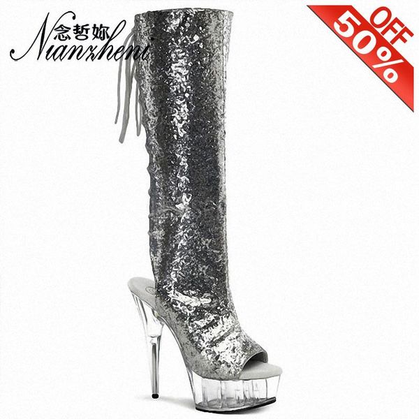 inches thigh high boots platform pole dance shoes stripper heels models lace up show mature peep toe nightclub, Black
inches thigh high boots platform pole dance shoes stripper heels models lace up show mature peep toe nightclub, Black