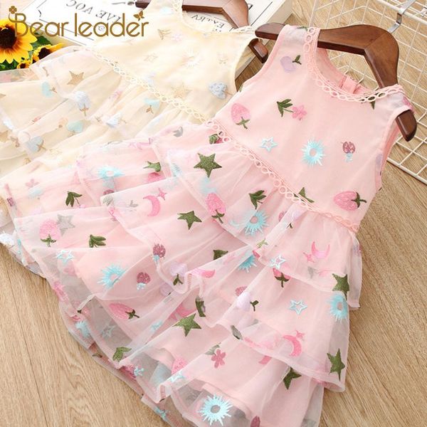 girl's dresses bear leader girls dress summer 2021 clothes sleeveless flower embroidery female children's cake clothing, Red;yellow
girl's dresses bear leader girls dress summer 2021 clothes sleeveless flower embroidery female children's cake clothing, Red;yellow