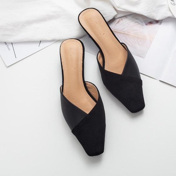 cover toe shoes woman 2021 flock female slippers luxury slides low flat designer square soft fabric spring fretwork basic ru, Black
cover toe shoes woman 2021 flock female slippers luxury slides low flat designer square soft fabric spring fretwork basic ru, Black