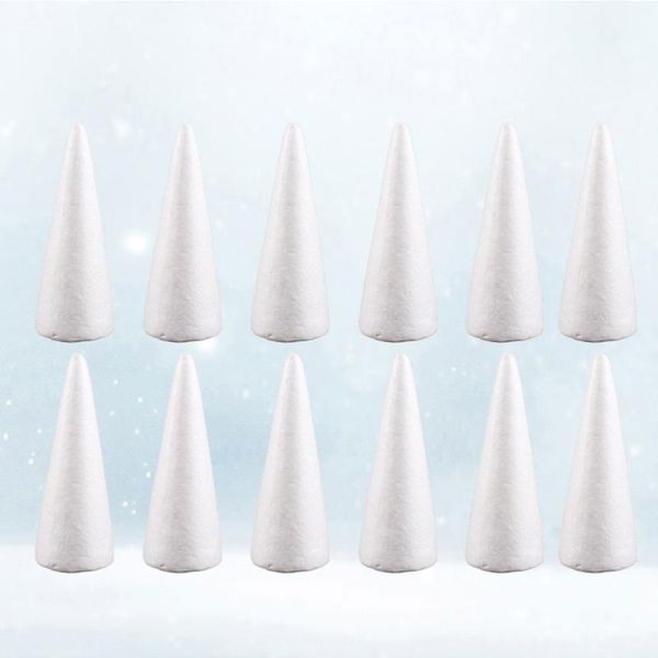 party decoration 12pcs 14cm white solid foam diy cone children handmade craft accessories for home christmas(white)
party decoration 12pcs 14cm white solid foam diy cone children handmade craft accessories for home christmas(white)