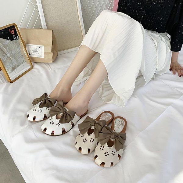 slippers for women's wear 2021 summer versatile korean fashion beach shoes flat bottom sandal student baotou half trailer, Black
slippers for women's wear 2021 summer versatile korean fashion beach shoes flat bottom sandal student baotou half trailer, Black