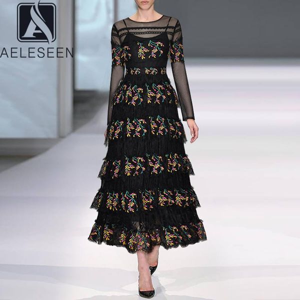 casual dresses aeleseen runway fashion maxi dress women long sleeve autumn black flower embroidery cascading ruffles party, Black;gray
casual dresses aeleseen runway fashion maxi dress women long sleeve autumn black flower embroidery cascading ruffles party, Black;gray
