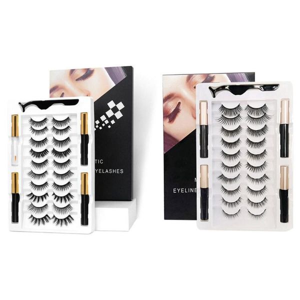 false eyelashes 10 pairs liquid eyeliner fake eye lashes with eyelash glue cosmetics kit makeup tools
false eyelashes 10 pairs liquid eyeliner fake eye lashes with eyelash glue cosmetics kit makeup tools