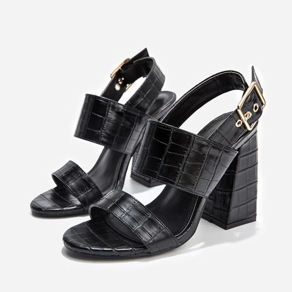 women thick high heels sandals fashion ladies ankle strap open toe buckle woman shoes female sell summer 2021, Black
women thick high heels sandals fashion ladies ankle strap open toe buckle woman shoes female sell summer 2021, Black