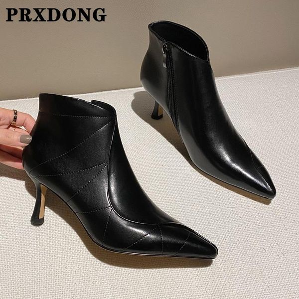 boots 2021 autumn women ankle genuine leather thin high heels black beige shoes woman dress party casual size 39
boots 2021 autumn women ankle genuine leather thin high heels black beige shoes woman dress party casual size 39