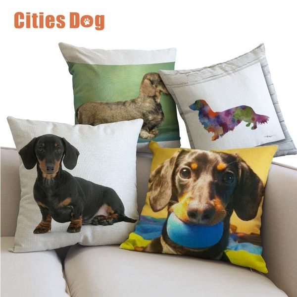 cushion/decorative pillow decorative cushion pillows cojines coussin decoracion para el hogar linen animal dachshund dog 45x45cm throw car a
cushion/decorative pillow decorative cushion pillows cojines coussin decoracion para el hogar linen animal dachshund dog 45x45cm throw car a