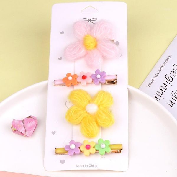 hair accessories sweet girl clip 3-5pcs fashion plush flower hairpin metal alligator clips kids princess barrettes headwear gift, Slivery;white
hair accessories sweet girl clip 3-5pcs fashion plush flower hairpin metal alligator clips kids princess barrettes headwear gift, Slivery;white