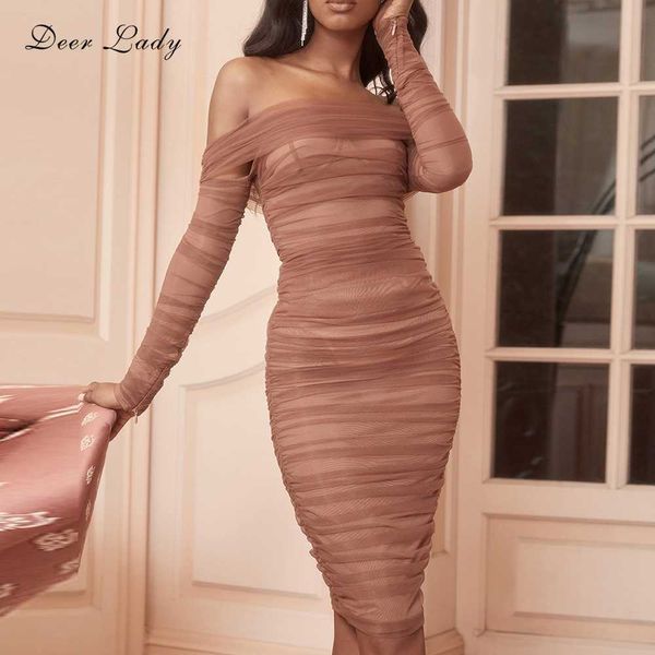 2021deer lady summer party women 2021 mesh bodycon long sleeve off shoulder sheer ruched celebrity club dress, Black;gray
2021deer lady summer party women 2021 mesh bodycon long sleeve off shoulder sheer ruched celebrity club dress, Black;gray