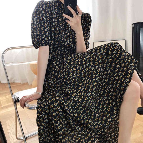 women's t-shirt elegant yellow floral long summer 2021 over knee a-line vestidos vintage bubble sleeve 1t1l, White
women's t-shirt elegant yellow floral long summer 2021 over knee a-line vestidos vintage bubble sleeve 1t1l, White