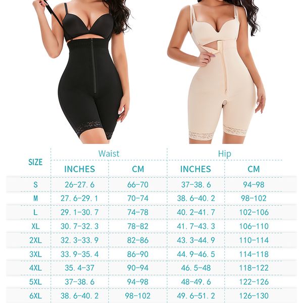 high compression waist trainer full body shapers underbust slimming sheath corset girdle butt lifter bodysuit women colombianas, Black;white
high compression waist trainer full body shapers underbust slimming sheath corset girdle butt lifter bodysuit women colombianas, Black;white