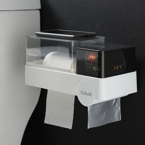 multifunctional visual toilet paper storage box tissue holder bathroom seamless stickers waterproof roll punch holders
multifunctional visual toilet paper storage box tissue holder bathroom seamless stickers waterproof roll punch holders