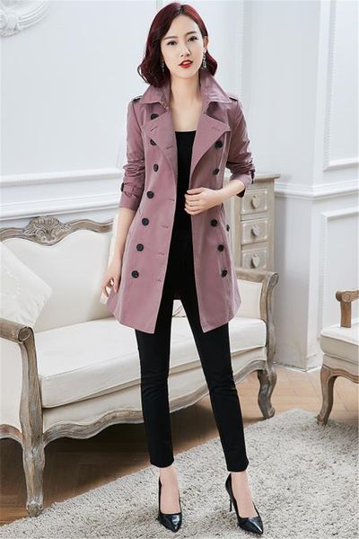 women's trench coats long classic windbreaker waterproof british high-end english style autumn winter gabadian solid color size coat a9, Tan;black
women's trench coats long classic windbreaker waterproof british high-end english style autumn winter gabadian solid color size coat a9, Tan;black