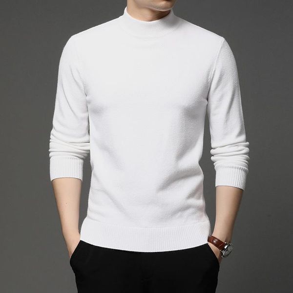 men's sweaters 2021 autumn and winter men turtleneck pullover sweater fashion solid color thick warm bottoming shirt male brand clothes, White;black
men's sweaters 2021 autumn and winter men turtleneck pullover sweater fashion solid color thick warm bottoming shirt male brand clothes, White;black