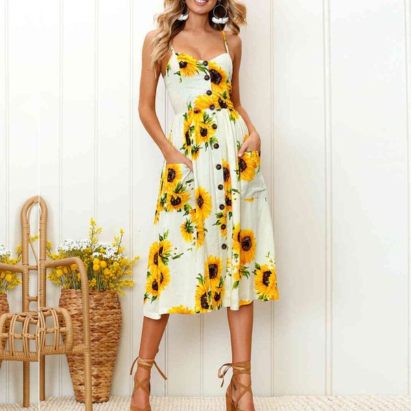v neck backless floral summer beach dress women white boho striped button sunflower daisy pineapple party midi dresses mx190724, Black;gray
v neck backless floral summer beach dress women white boho striped button sunflower daisy pineapple party midi dresses mx190724, Black;gray