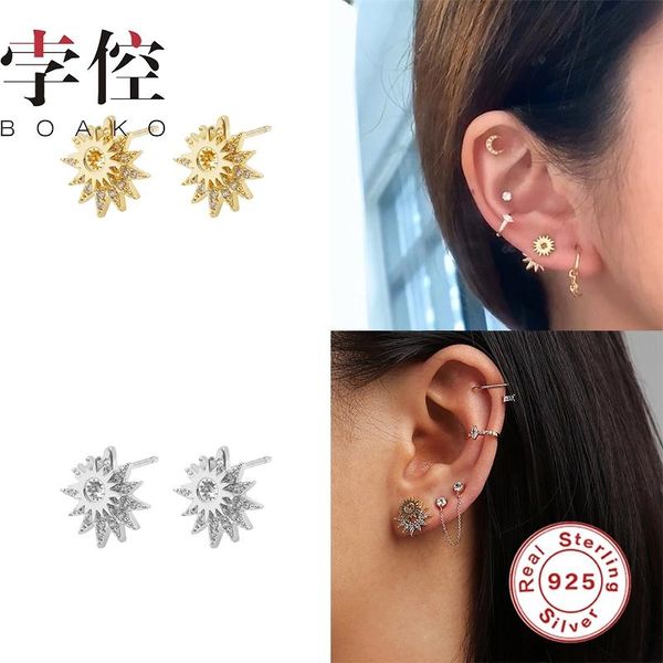 shining sun flower stud earring 925 sterling silver earrings for women piercing pendientes brincos arete fine jewelry gift, Golden;silver
shining sun flower stud earring 925 sterling silver earrings for women piercing pendientes brincos arete fine jewelry gift, Golden;silver