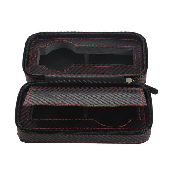 watch boxes & cases 2 slots carbon fibre box bag display zipper case storage portable travel holder leather organizer, Black;blue
watch boxes & cases 2 slots carbon fibre box bag display zipper case storage portable travel holder leather organizer, Black;blue