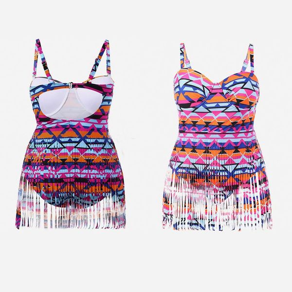 one-piece suits 2021 plus size women geometric print multicolor tassels one piece strap push-up padded bikini beachwear summer bathing suit
one-piece suits 2021 plus size women geometric print multicolor tassels one piece strap push-up padded bikini beachwear summer bathing suit