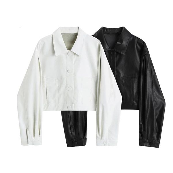 women's fur & faux pu leather jacket women loose soft vintage motorcycle biker single breasted autumn casual short coat jackets female, Black
women's fur & faux pu leather jacket women loose soft vintage motorcycle biker single breasted autumn casual short coat jackets female, Black