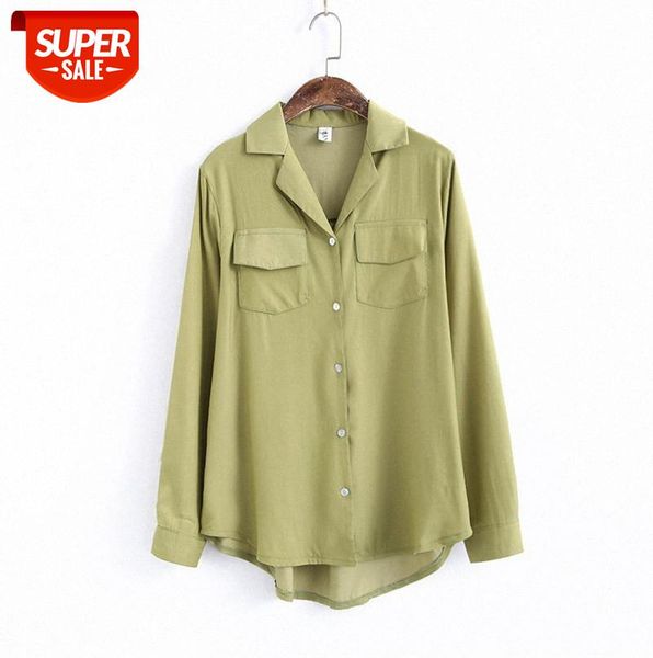 010143 satin blouse women's long-sleeved spring han fan qingshu loose western style bottoming shirt #vn7u, Black;gray
010143 satin blouse women's long-sleeved spring han fan qingshu loose western style bottoming shirt #vn7u, Black;gray