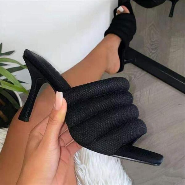 elegant thin high heels women party dress shoes fashion breathable mesh square toe ladies slippers sandals, Black
elegant thin high heels women party dress shoes fashion breathable mesh square toe ladies slippers sandals, Black