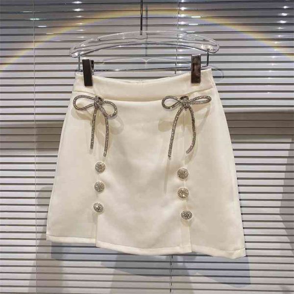 women double row button buttocks skirt solid color high waist bow fashion spring summer 11b665 210525, Black
women double row button buttocks skirt solid color high waist bow fashion spring summer 11b665 210525, Black