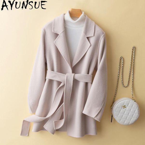 100% wool coat female jacket autumn winter double-sided woman red korean clothes elegant womens coats 1001 women's & blends, Black
100% wool coat female jacket autumn winter double-sided woman red korean clothes elegant womens coats 1001 women's & blends, Black
