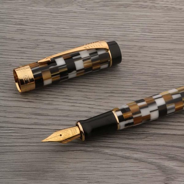 fountain pens brand jinhao 100 pen celluloid nitrate chessboard arrow schmidt #6 nib spin stationery office supplies golden ink
fountain pens brand jinhao 100 pen celluloid nitrate chessboard arrow schmidt #6 nib spin stationery office supplies golden ink