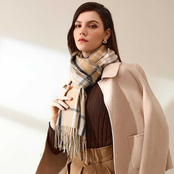 plaid scarf female autumn winter 2021 imitation cashmere tassel shawl cold proof and warm bib, Blue;gray
plaid scarf female autumn winter 2021 imitation cashmere tassel shawl cold proof and warm bib, Blue;gray