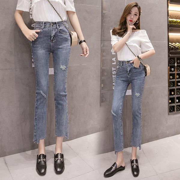 women's jeans irregular woman 2021 spring casual high waist denim pencil pants blue hollow slim elastic skinny femme
women's jeans irregular woman 2021 spring casual high waist denim pencil pants blue hollow slim elastic skinny femme